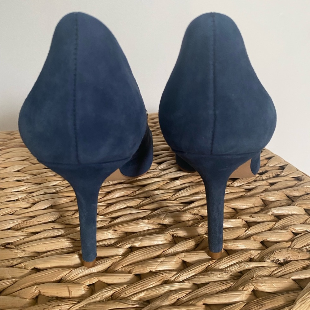 Zac Posen Navy Blue Heels - Picture 5 of 7
